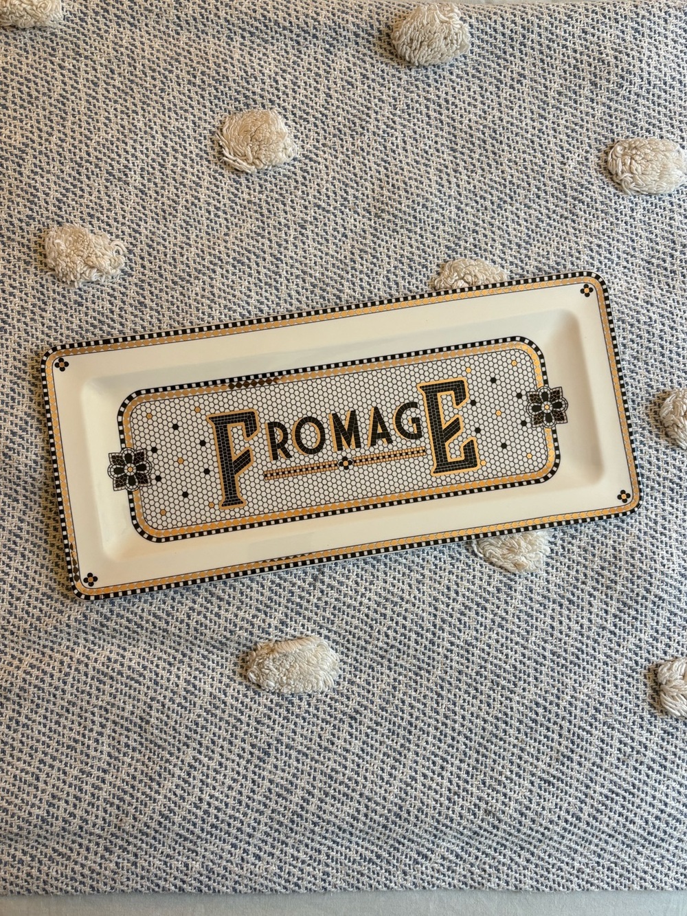 Anthropologie Fromage cheese platter plate